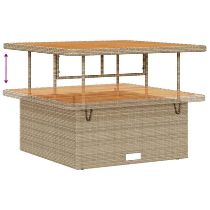 Tuin Sofa Set Met Kussen En Crème 100 X 100 X 71 Cm