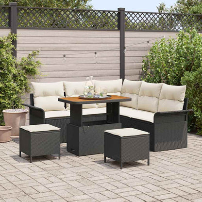 Tuin Sofa Set Met Kussen Met Opslag Met Kussen 8 Pcs