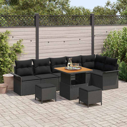 Tuin Sofa Set Met Kussen Met Opslag 9 Pcs