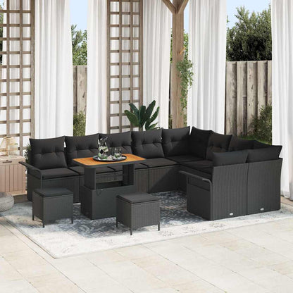 Tuin Sofa Set Met Kussen Met Opslag 12 Pcs En Crème