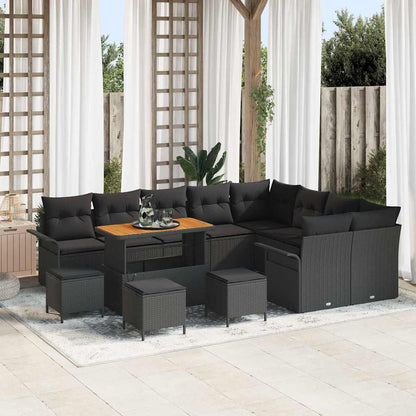 Tuin Sofa Set Met Kussen Met Opslag 12 Pcs En Crème