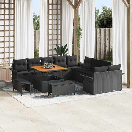 Tuin Sofa Set Met Kussen Met Opslag 13 Pcs En Crème
