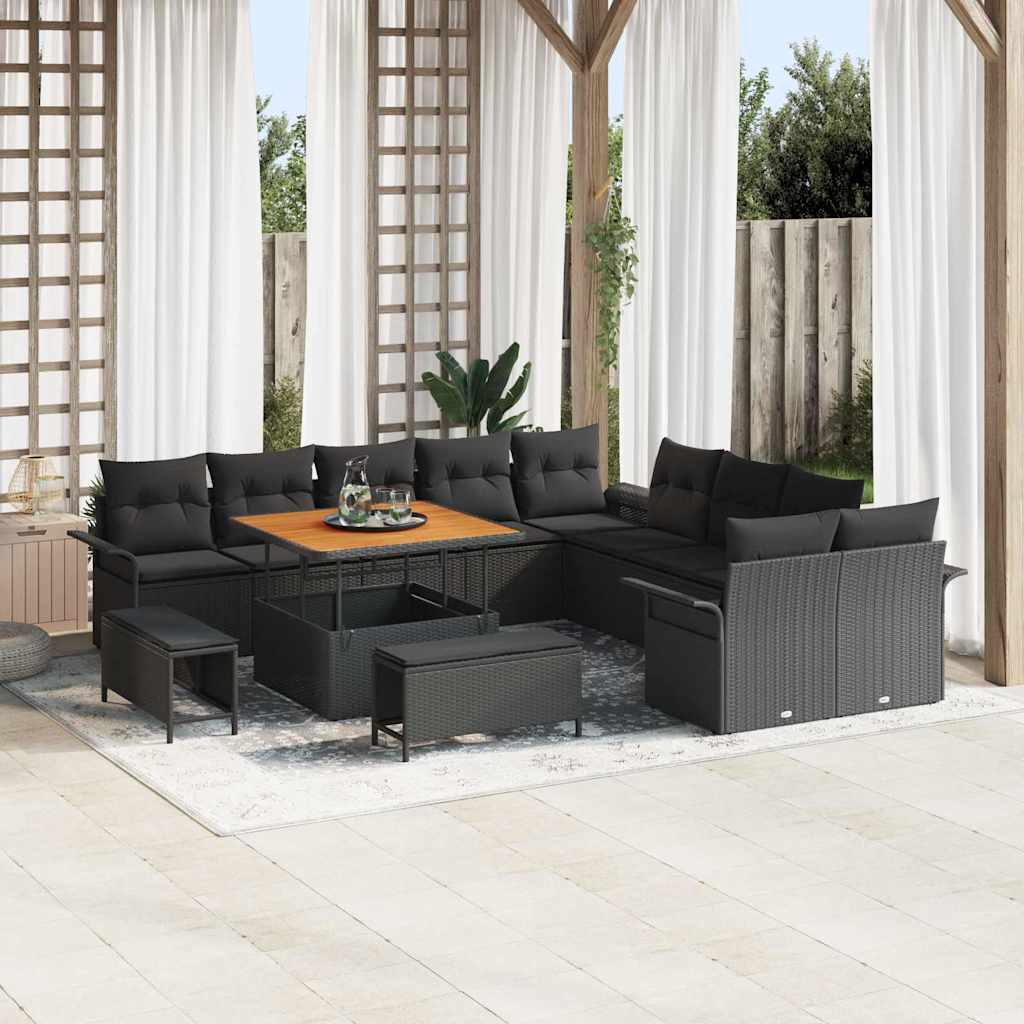 Tuin Sofa Set Met Kussen Met Opslag 13 Pcs
