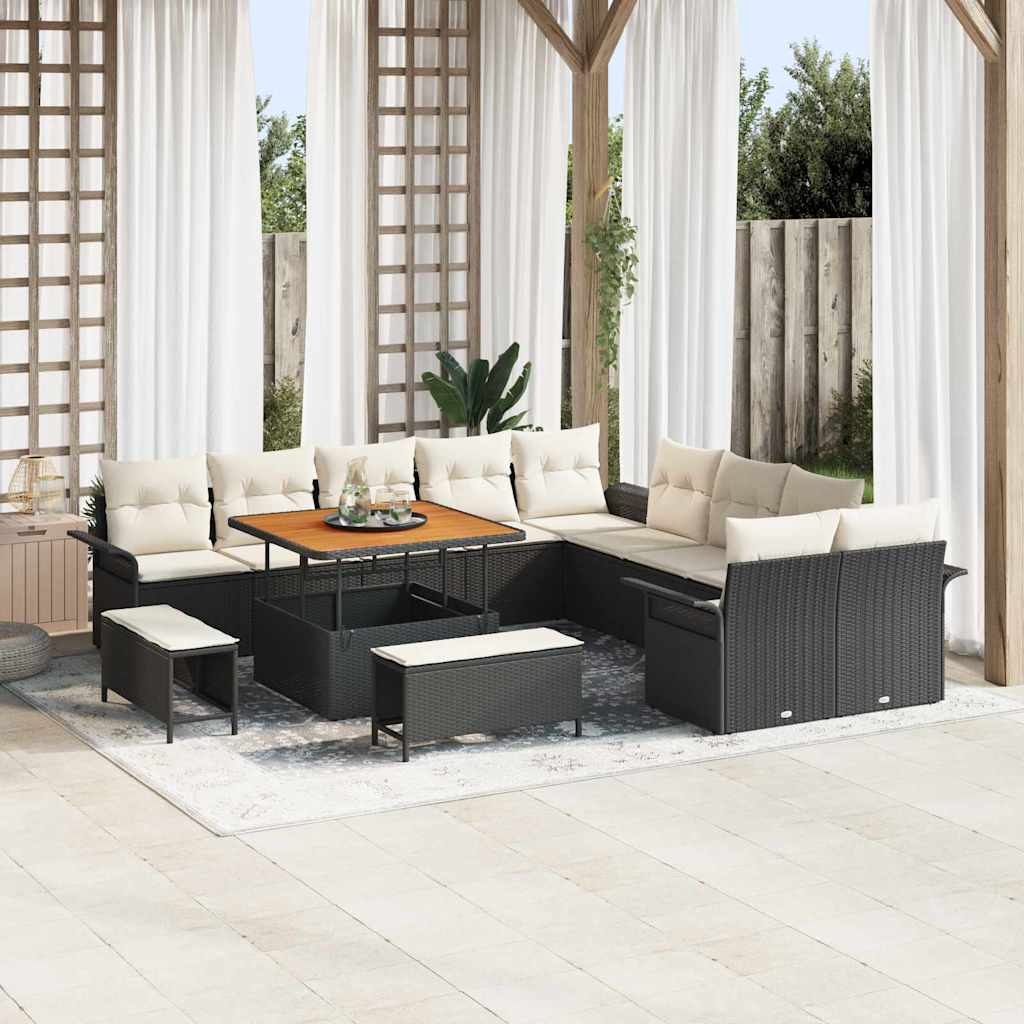 Tuin Sofa Set Met Kussen Met Opslag 13 Pcs