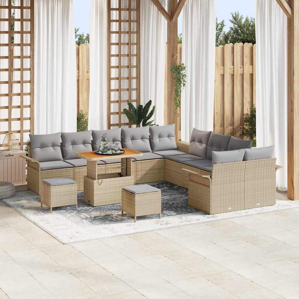 Tuin Sofa Set Met Kussen Met Opslag 13 Pcs