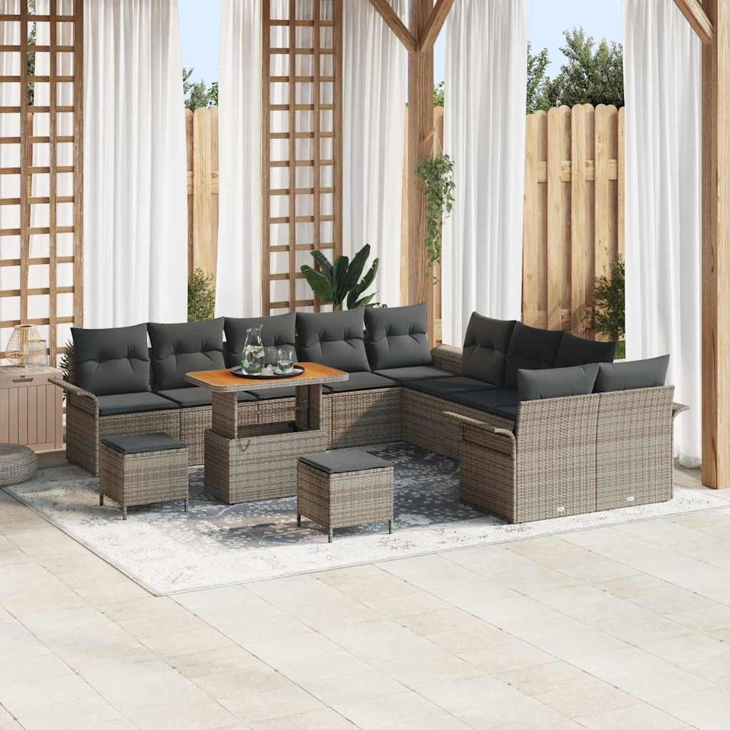 Tuin Sofa Set Met Kussen Met Opslag 13 Pcs