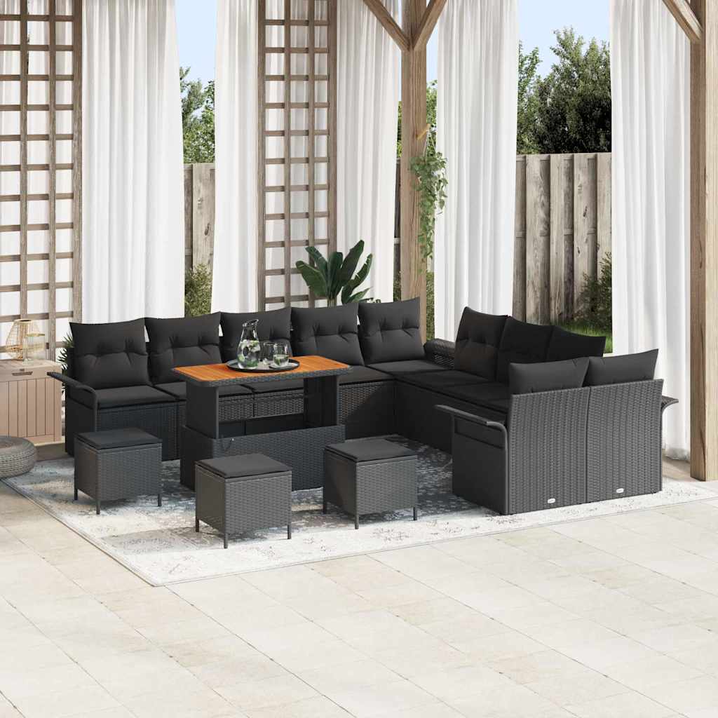 Tuin Sofa Set Met Kussen Met Opslag 13 Pcs
