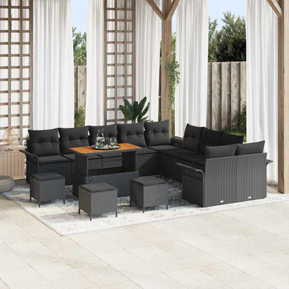 Tuin Sofa Set Met Kussen Met Opslag 13 Pcs