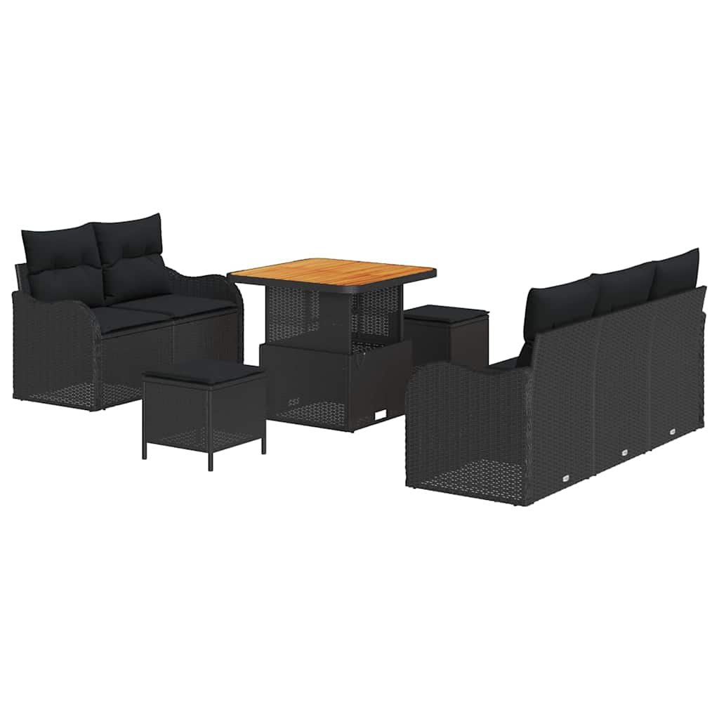 Tuin Sofa Set Met Kussen Met Opslag Met Kussen 8 Pcs