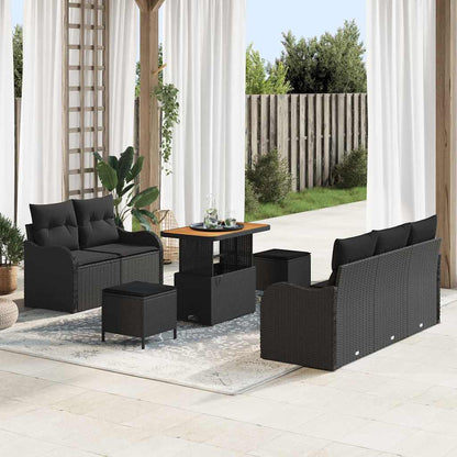 Tuin Sofa Set Met Kussen Met Opslag Met Kussen 8 Pcs