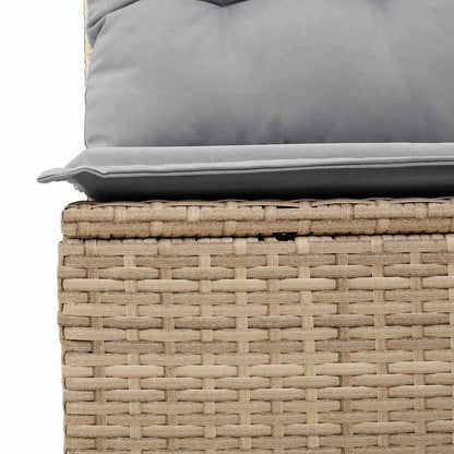 Tuin Sofa Set Met Kussen Met Opslag 9 Pcs En Licht Grijs