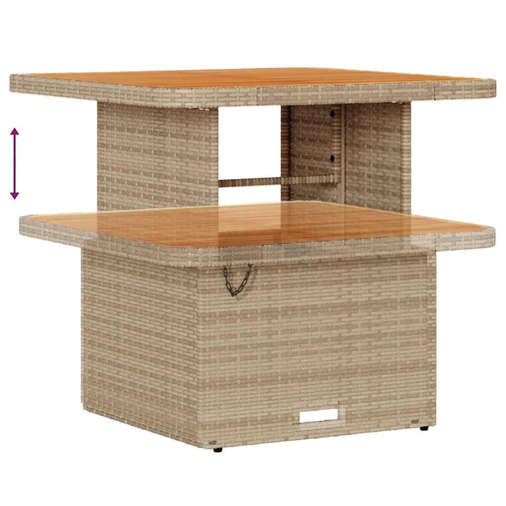 Tuin Sofa Set Met Kussen Met Opslag 9 Pcs En Licht Grijs