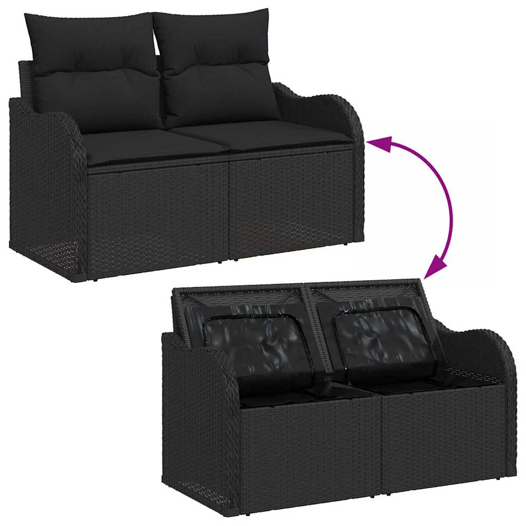 Tuin Sofa Set Met Kussen Met Opslag 10 Pcs