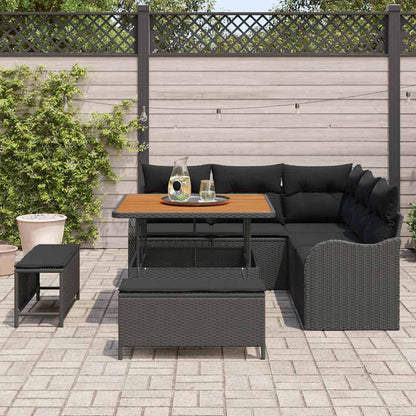 Tuin Sofa Set Met Kussen Met Opslag Met Kussen 8 Pcs