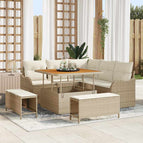 100 cm tafellengte / Beige / Crèmewit