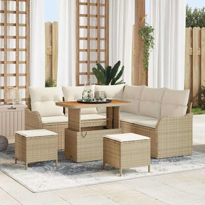 Tuin Sofa Set Met Kussen Met Opslag Met Kussen 8 Pcs