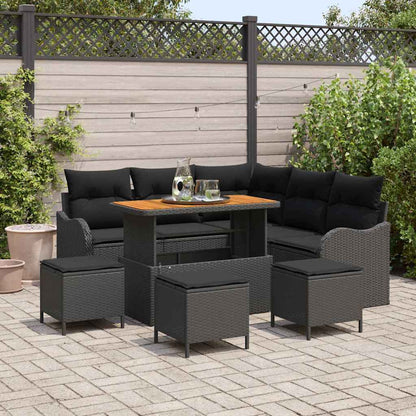 Tuin Sofa Set Met Kussen Met Opslag Met Kussen 8 Pcs