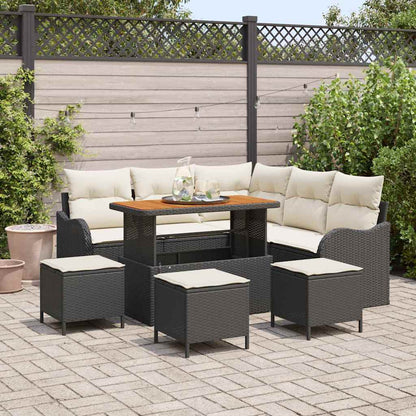 Tuin Sofa Set Met Kussen Met Opslag Met Kussen 8 Pcs