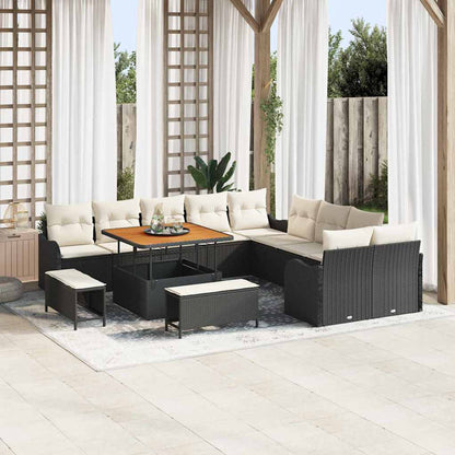 Tuin Sofa Set Met Kussen Met Opslag 13 Pcs En Crème