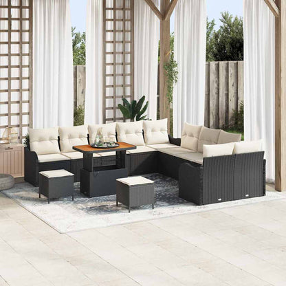 Tuin Sofa Set Met Kussen Met Opslag 13 Pcs En Crème