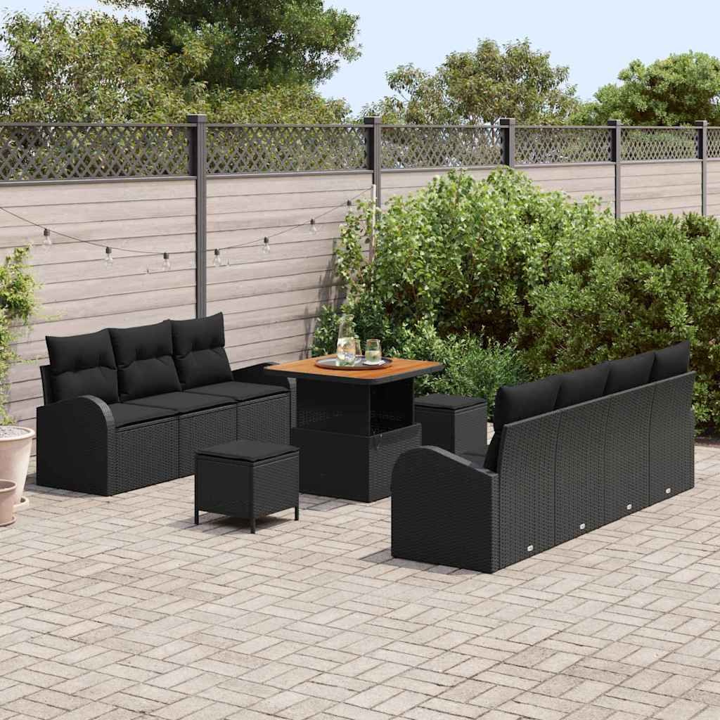 Tuin Sofa Set Met Kussen Met Opslag Met Kussen 10 Pcs