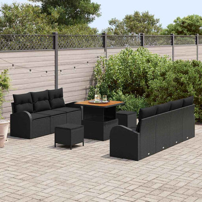 Tuin Sofa Set Met Kussen Met Opslag Met Kussen 10 Pcs