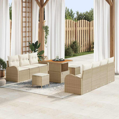 Tuin Sofa Set Met Kussen Met Opslag Met Kussen 10 Pcs