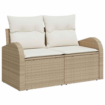 Tuin Sofa Set Met Kussen Met Opslag 10 Pcs En Crème