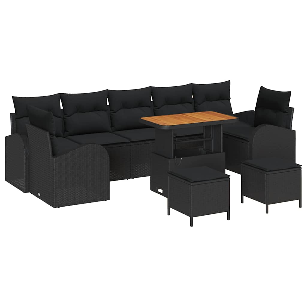 Tuin Sofa Set Met Kussen Met Opslag Met Kussen 10 Pcs