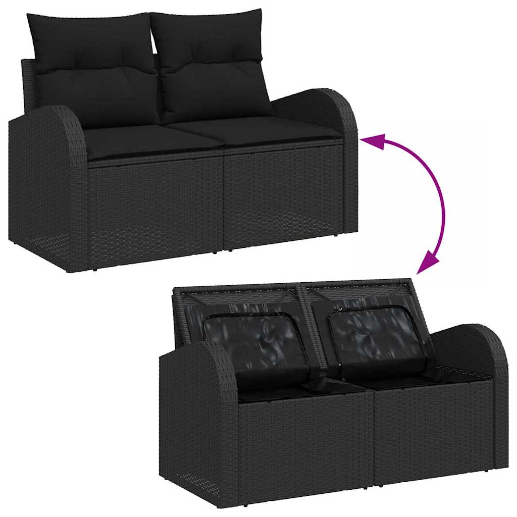 Tuin Sofa Set Met Kussen Met Opslag Met Kussen 10 Pcs