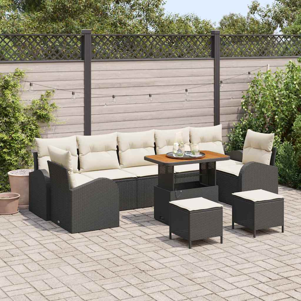 Tuin Sofa Set Met Kussen Met Opslag Met Kussen 10 Pcs