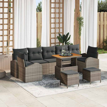 Tuin Sofa Set Met Kussen Met Opslag Met Kussen 10 Pcs