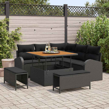 Tuin Sofa Set Met Kussen Met Opslag 8 Pcs