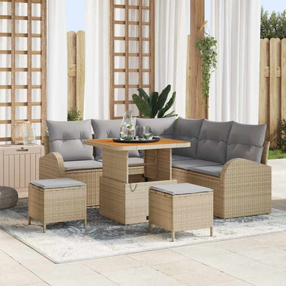 Tuin Sofa Set Met Kussen Met Opslag 8 Pcs