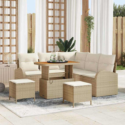 Tuin Sofa Set Met Kussen Met Opslag 8 Pcs