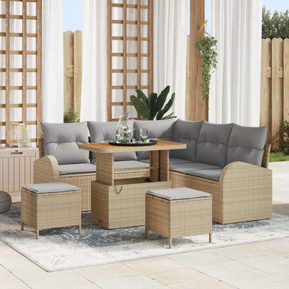 Tuin Sofa Set Met Kussen Met Opslag 8 Pcs