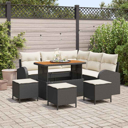 Tuin Sofa Set Met Kussen Met Opslag 8 Pcs