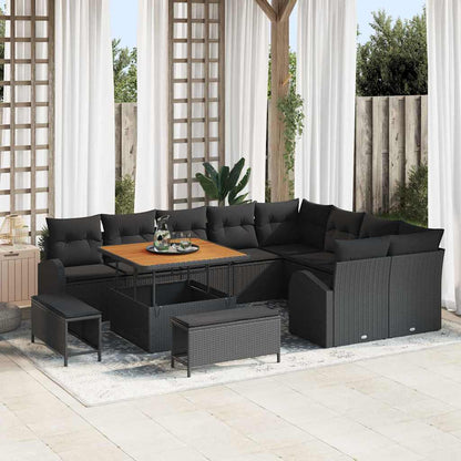 Tuin Sofa Set Met Kussen Met Opslag 12 Pcs