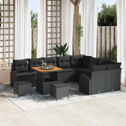 Tuin Sofa Set Met Kussen Met Opslag 12 Pcs