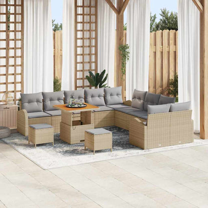 Tuin Sofa Set Met Kussen Met Opslag 13 Pcs