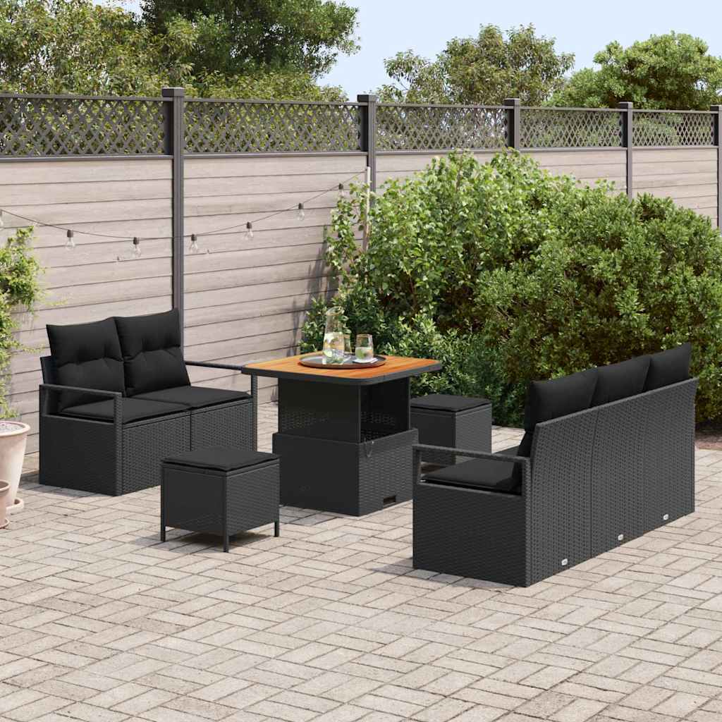 Tuin Sofa Set Met Kussen Met Opslag 8 Pcs