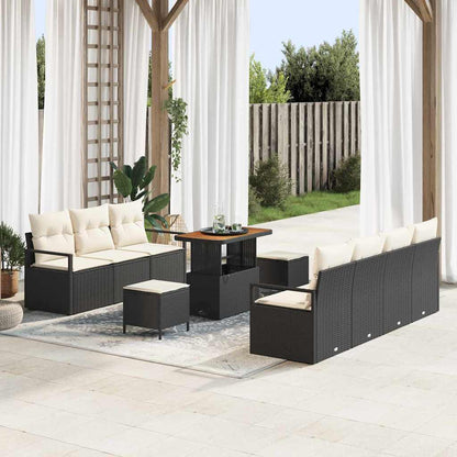 Tuin Sofa Set Met Kussen Met Opslag 10 Pcs