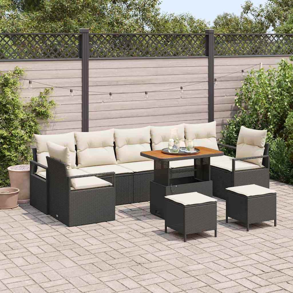 Tuin Sofa Set Met Kussen Met Opslag Met Kussen 10 Pcs