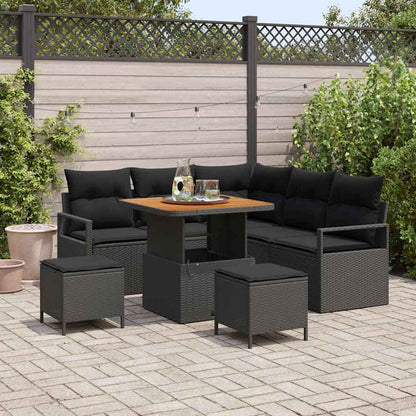 Tuin Sofa Set Met Kussen Met Opslag 8 Pcs