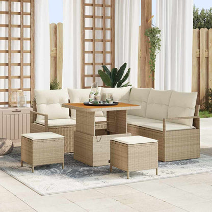 Tuin Sofa Set Met Kussen Met Opslag 8 Pcs