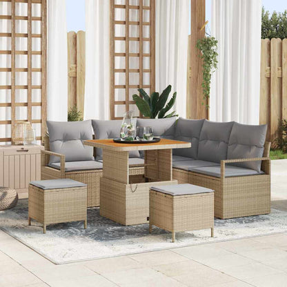 Tuin Sofa Set Met Kussen Met Opslag 8 Pcs