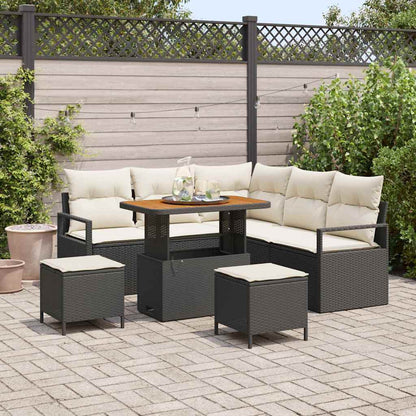 Tuin Sofa Set Met Kussen Met Opslag 8 Pcs