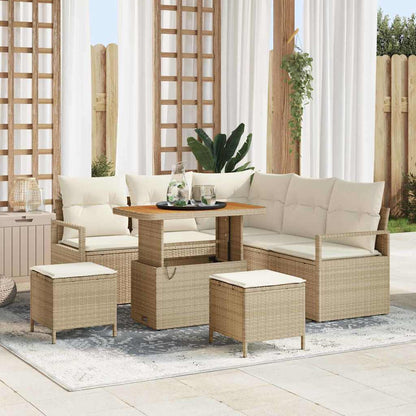 Tuin Sofa Set Met Kussen Met Opslag 8 Pcs