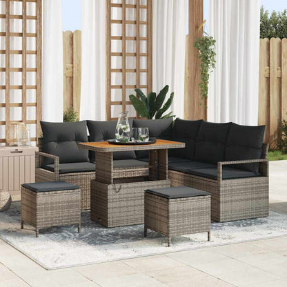 Tuin Sofa Set Met Kussen Met Opslag 8 Pcs