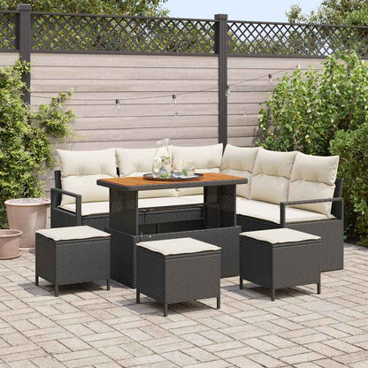 Tuin Sofa Set Met Kussen Met Opslag 8 Pcs